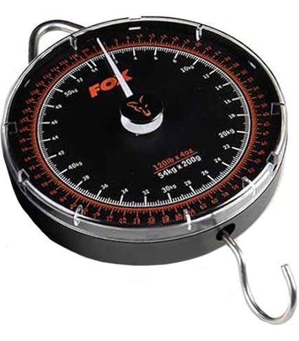 Peson Dial Scale Prologic 120lb/54kg - Balance à Cadran Pour Pêche Avec Crochet Inox