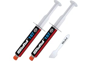 SYY Thermal Paste, 80g with Toolkit Upgrade Easy to Apply Thermal Paste Cpu Heatsink for IC/Processor/CPU/All Coolers, Carbon Based High Performance, Thermal Interface Material