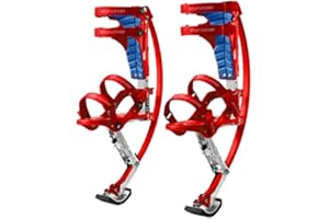 SKYRUNNER Kids/Child Youth Kangaroo Shoes Jumping Stilts Fitness Exercise (Red, Load Range-30-50kg)