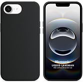 Microsonic Apple iPhone 17e i&ccedil;in Kılıf Liquid Lansman Silikon Siyah [iPhone 17e ile Uyumlu Kılıf - Siyah]