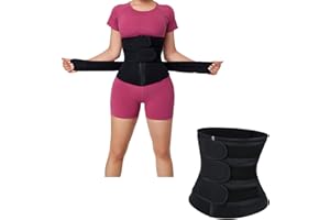 MOVKZACV Women Waist Trainer Slimming Waistband Fat Burning Corset Cinchers Zipper Fitness for Weight Loss, Ladies Sports Yoga Workout Slimming Body Shaper Abdomen Waist Belt