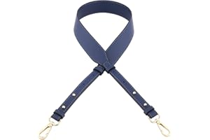 CHGCRAFT 102cm Bandoulière Large en Cuir Chaîne Remplacement Sac à Main Sangle réglable pour Sac Cuir pour Sacs à BandoulièRe Sacs à Main- Bleu