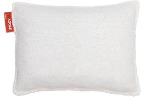 STOOV Ploov - Heated Cushion - Infrared Heating Technology - Cordless Ease of Use - 2.5 to 5 Hours of Warmth - 45 x 60 cm - Woolly White