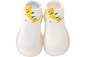 STOLPYZH Baby Girls Boys First Walking Shoes Anti Slip Slippers Socks Barefoot Shoes Toddler Infant Non Slip Sole Shoes Breathable