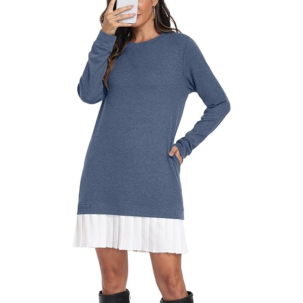 Generisch Dames Rolkraag Jurk Met Kanten Bezet Tweelaagse Mini-Jurk Zacht Gebreide Elegante Set Met Slipjurk En Gebreide Jurk, rood, XXL
