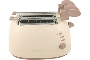 Tognana Iridea, Tostapane con Pinza, plastica - acciaio inox, Champagne