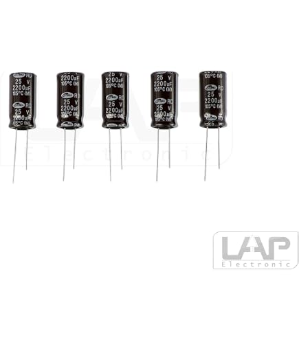 Lot De 10 Condensateurs électrolytiques Panasonic 2200µF 10V 105°C - 10x16mm - Neuf