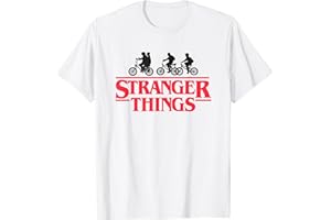 Stranger Things Silhouette Bike Logo T-Shirt