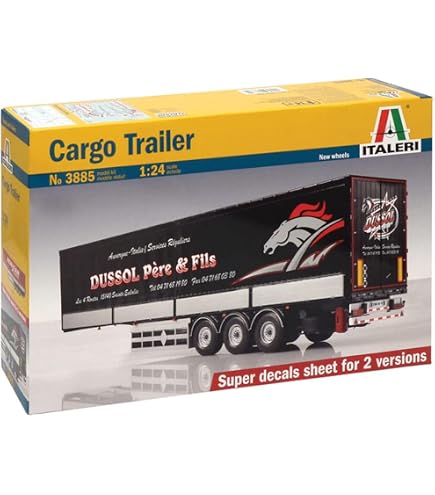 Maquette Remorque citerne transport de lait - échelle 1/24 - ITALERI 3911