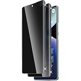 m.tk moveteck Xiaomi Redmi Note 14 Pro 4G ile Uyumlu Ekran Koruyucu, Hayalet Cam, Tam Kaplar, Oval, Temperli Nano Privacy