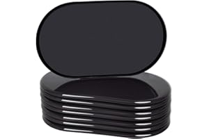 RCHYFEED 8 Pack Furniture Slider for Carpet 9-1/2 Inch, Furniture Sliders and Gliders 127 * 241mm, Reusable Furniture Sliding Pads for Effortlessly Moving Heavy Items, Floors Carpet Protectors Black