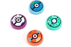 DLseego Thumb Grips Cap for Switch,Analog Switch Button Caps,Joystick Cover Silicone Stick Caps Compatible for Switch Lite&Switch OLED Joy Con,Green and Purple