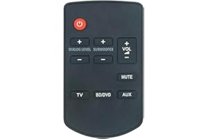 VINABTY N2QAYC000064 Fernbedienung ersetzen Passend für Panasonic N2QAYC000064 Sound Bar SC-HTB550GKK SC-HTB550GTK HTB550PHK SC-HTB20 SU-HTB20P SU-HTB20 SC-HTB550GSK SC-HTB550GSX