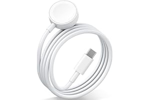 AEN ART iWatch Ladekabel,für Apple Watch,iWatch [Apple MFI-zertifiziertes] Ladekabel USB-C Ladegerät für Watch,Magnetisches Kabelloses Schnellladegerät Kompatibel mit Apple Watch Series 9/8/7/6/5/4/3/SE/Ultra