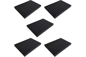 Polyuretanskum för stoppning, kuddar, stolar, trädgårdsskydd, modelltillverkning, cosplay (30 x 20 cm, 5 stycken