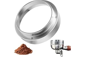 DEVANTIA Pierścień dozujący do kawy, 51 mm, akcesoria – magnetyczny lejek dozujący, lejek do espresso, lejek do napełniania, dokładne napełnianie, pierścień dozujący do kawy, zamiennik kompatybilny z sitkiem