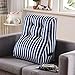 Produktbild Kissen Zurück Kissen Kristall Wildleder Gestreift Kopfteil Dreieck Sofa Taille Kissen Continental Kissen, Abnehmbare Reinigung 2 Größen Erhältlich, Seitentasche ( Farbe : 3# , größe : 55*30*60cm )
