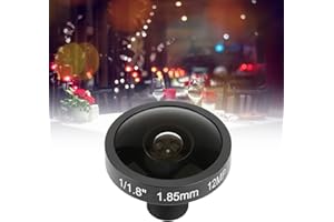 FOLOSAFENAR Weitwinkelobjektiv, 12 MP Auflösung Weitbereichsprojektion Fisheye-Objektiv M12-Schnittstelle für die meisten kompatiblen Modelle