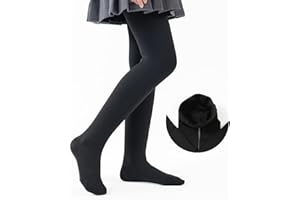 Sahunfri Collants En Laine Polaire Pour Filles En Croissance, Collants Thermiques Scolaires Pour Les Âges De 3 À 14 Ans