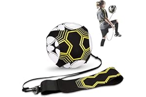 BUCHKLASSIKER Fussball training, Fußball/Volleyball/Rugby Trainer, Football Kick Trainer Soccer Practice Training mit Verstellbarem Taillengürtel Fußballtraining mit Neopren Gürtel für Kinder Anfänger Erwachsene