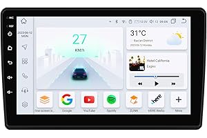 HIZPO Android 13 Car Radio 9 Pulgadas Pantalla táctil 8 núcleo para Citroën Jumper II/Peugeot Boxer II/Fiat ducato 2006-2022 WiFi Wired Android Car, Wireless carplay Bluetooth WiFi 4G GPS RDS Am/FM
