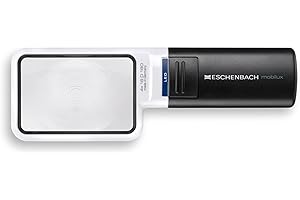 Lupa aplanatyczna podświetlana Mobilux LED 4-krotne powiększenie, Ø soczewki 50 mm, ESCHENBACH