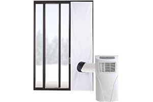 EAYOLY 2M/3M Ventana Para Aire Acondicionado Portátiles Y Secadoras, Kit Ventana Portátil Para Aire Acondicionado, Aislamiento Ventana Cubierta Para Aparatos Aire Acondicionado Portátiles (3M)