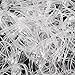 LuckyFine 100pcs Fashion Women Girls Hair Tie Band Ponytail Holder Elastic Rubber White