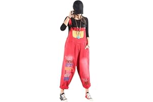 Bigassets Donna Jeans Salopette Senza Maniche Tute Pagliaccetto