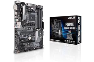 ASUS PRIME B450-PLUS, AMD AM4, ATX, 128GB DDR4, 4DIMM, HDMI, DVI, PCIE