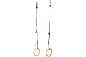 Small Foot 11592 Gymnastikringar, Brun, 122 cm