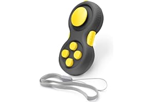HAOSHICS Fidget Pad Controller portatile Fidget Controller classico retrò gioco Fidget Toy Controller giocattolo portatile con 8 funzioni Fidget Controller gioco pad per adolescenti alleviare lo stress ansia