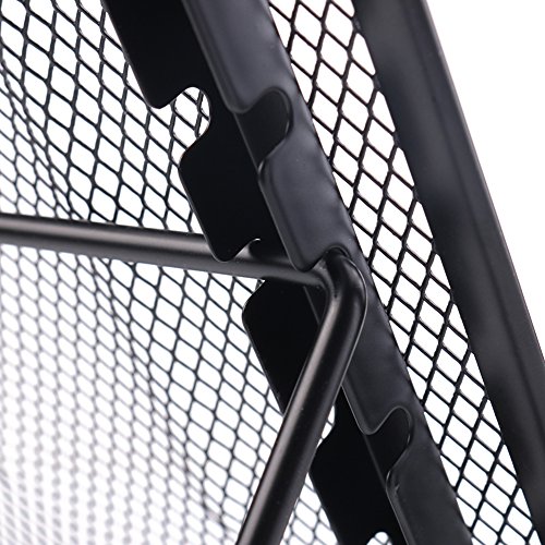 Laptopständer, belüftet, verstellbar, Metall Ineinander Notebook Standplatz, 24x19CM / 9.45×7.48Inch (schwarz) - 5