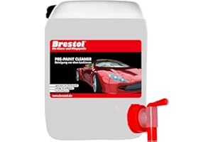 ‎BRESTOL Brestol Silikonentferner 5 Liter inkl. Auslaufhahn 51 mm - Reinigung vor dem Lackieren - Reinigung und Entfettung vor dem Auftragen von Grundierungen - Pre-Paint Cleaner