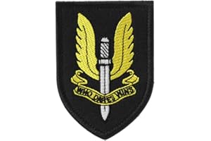 ATATMOUNT British Army SAS Special Air Service Special Forces 3D Hook Loop Patch OPS Badge