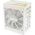 ENERMAX Revolution D.F. 12 ATX3.1 PCI-e 5.1 Ultra-compact 850W 80Plus Gold Snow White power supply (fully modular, 50% semi-fanless, 12V-2x6); ETV850G-W, white
