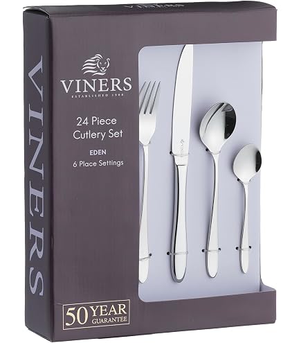 Viners: Windsor 16 Piece Cutlery Set. 18.0 stainless steel. 4