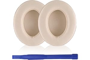 Aiivioll Replacement Ear Pads, Earpads Compatible with Beats Studio 2.0 & 3.0 Wired/Wireless B0500/B0501,Over-Ear Headphones, Soft Protein Leather, Isolating Memory Foam (Ceramic Pink)