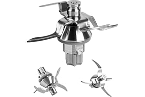 SOSALUK Couteaux Mélangeur pour Vorwerk Thermomix TM31 Groupe Couteau Lame Inox Compatible avec Thermomix TM 31 en Accessoire de Remplacement Robot Cuisine