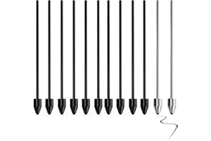 SSS·GRGB 12 Pcs Replacement Stylus Nibs for Remarkable 1/2 Pen, Samsung S Pen & EMR Stylus - Included 2 Wear-Resistant Titanium Tips + Removal Tool - 4096 Pressure Sensitivity, Tilt and Precise Touch Control