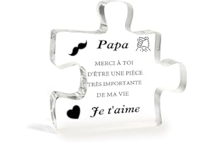 QWZIFY Cadeau Papa Idee Cadeau Fete Des Peres Original Acryliques Cadeau Anniversaire Papa Cadeau Fête Des Pères Cadeau Pour Papa Cadeaux Papa Idee Cadeau Papa Anniversaire Cadeau Fete Des Pere Cadeaux Papa
