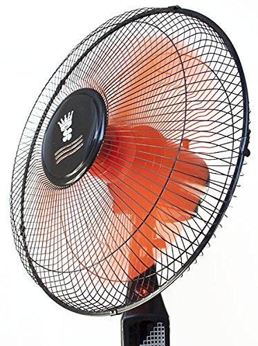 2 STÜCK Standventilator 40 Watt Ventilator Klima Lüfter Klimagerät Windmaschine NEU - 4