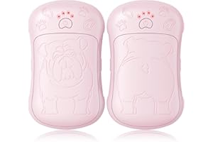 KUKIWHY Elektryczny ogrzewacz do rąk, zestaw 2 sztuk, akumulator 6000 mAh, elektryczny ogrzewacz do dłoni, wielokrotnego użytku, do uprawiania sportów na świeżym powietrzu, polowania, golfa, na kemping,