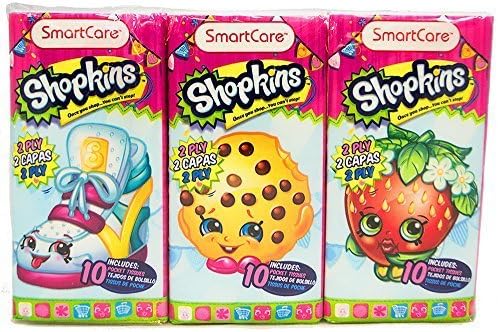 Brush Buddies Shopkins Pocket Tissue, 0.25 Pound by Brush Buddies