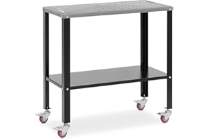 Stamos Welding Group SWG-TABLE915 Table de soudage avec roues 544 kg 91,3 x 46 cm Table de soudage avec plateau perforé Table de soudage à roues