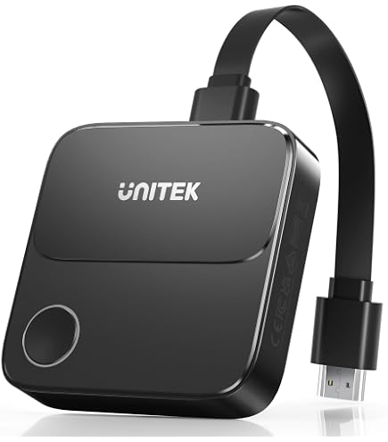 Streaming Senza Fili Yinker Yinker 4K@60Hz 5G Instant Streaming Adapter Per IOS, MacOS, Android, Windows, Compatibile Con Miracast E Airplay Amazon Fire Tv Stick - 4
