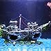 Produktbild fgyhty Wrack Boot Netzs Aquarium Aquarium Landschaftsbau Unterwasser-Verzierung-Dekoration
