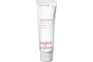 ATTITUDE Après-Shampooing Ultra-Hydratant, Cheveux Secs et Abîmés, Ingrédients d’Origine Naturelle, Végane, Extrait de Quinoa & Jojoba, Parfum Noix de Coco & Baies Sauvages, 240 mL