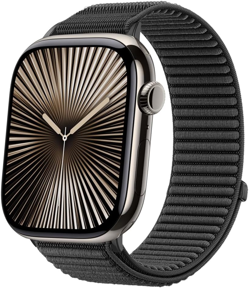 Sneezy Apple Watch 42mm 44mm 45mm S10 46mm Ultra 49mm İle Uyumlu Naylon Spor Loop Kordon Ayarlanabilir Rahat ve Dayanıklı