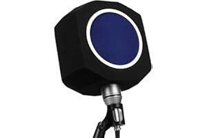 Michear Microphone Pop Filter Sound-Absorbing Reflection Filter Foam Cover,Professional Mic Wind Screen Shield for Vocal Booth,YouTube Videos